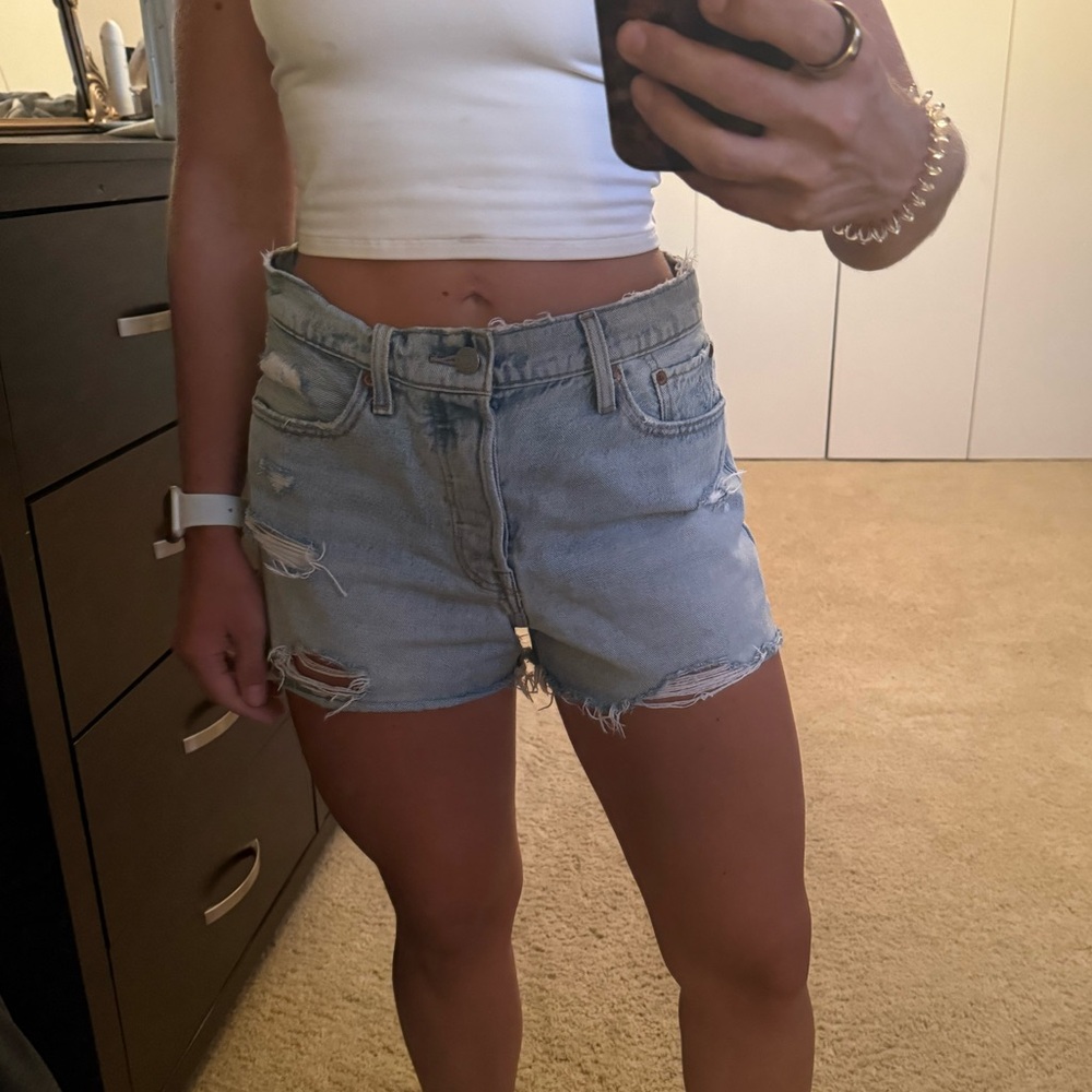 Levi's Wedgie Denim Shorts